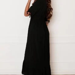 V-hals Lurex Jurk Maxi Maris Zwart 11 V-hals Lurex Jurk Maxi Maris Zwart -Mooie Stijl Verkoop V hals Lurex Jurk Maxi Maris Zwart 6 586x900 1